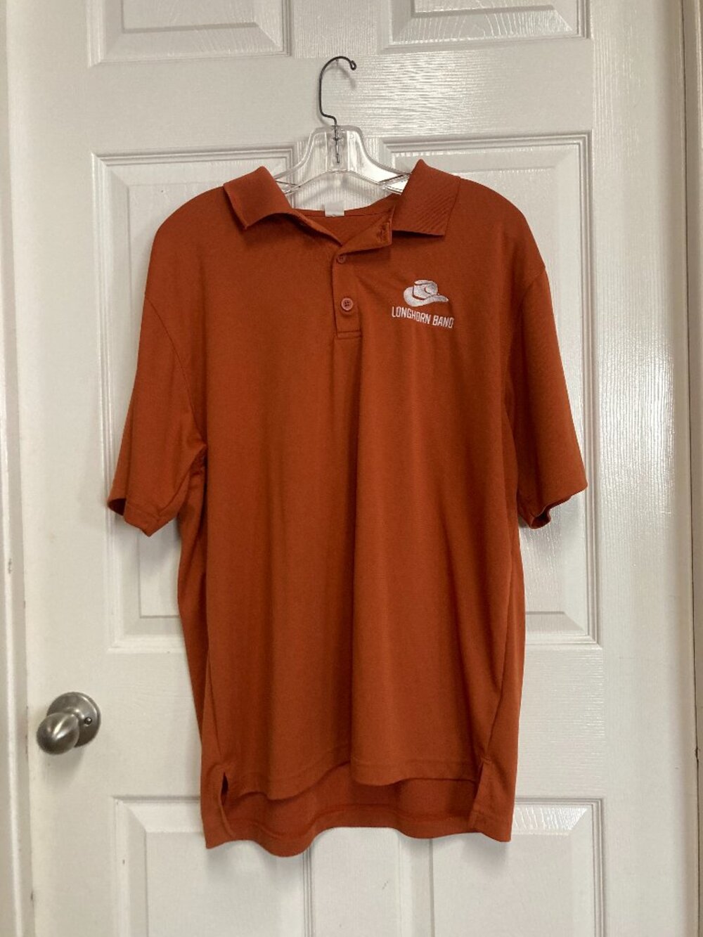 BAW University of Texas Longhorn Band Polo orange size large men's